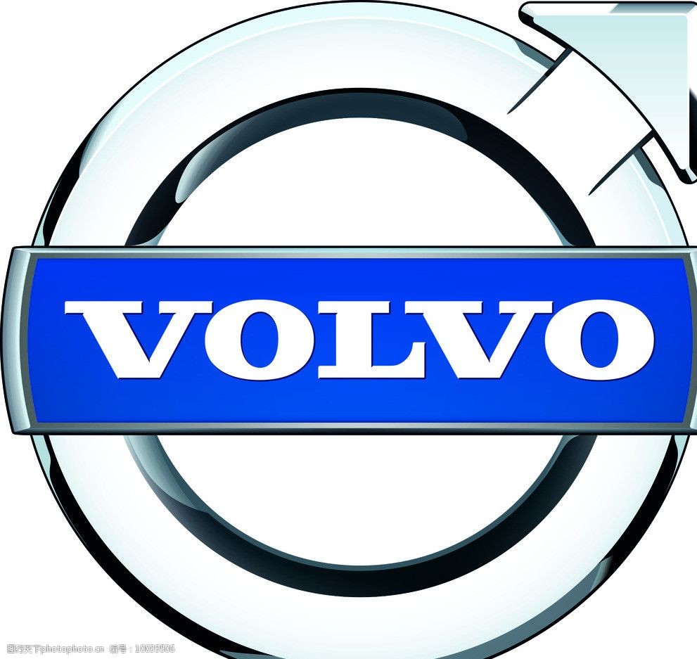 沃尔沃新图标效果图 沃尔沃 图标 汽车标 logo 车标 企业logo标志