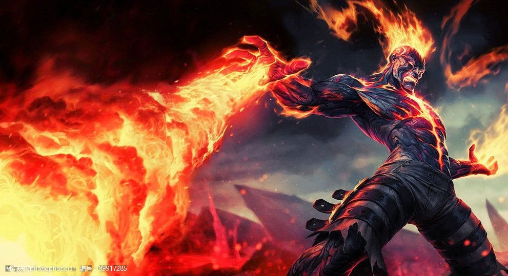 关键词:lol英雄联盟 lol 火神 火男 恶魔 火焰 英雄联盟 其他 动漫