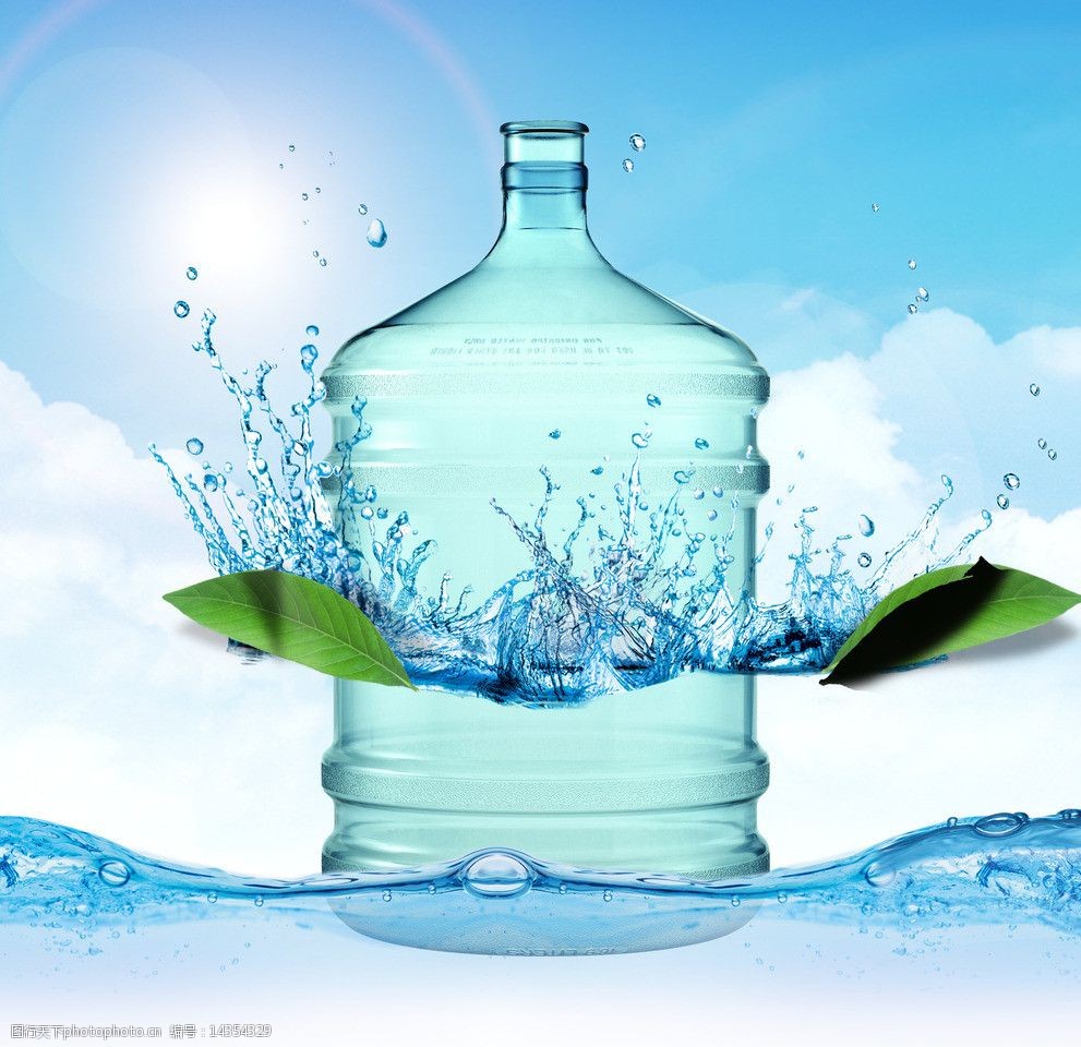 桶装水广告图片