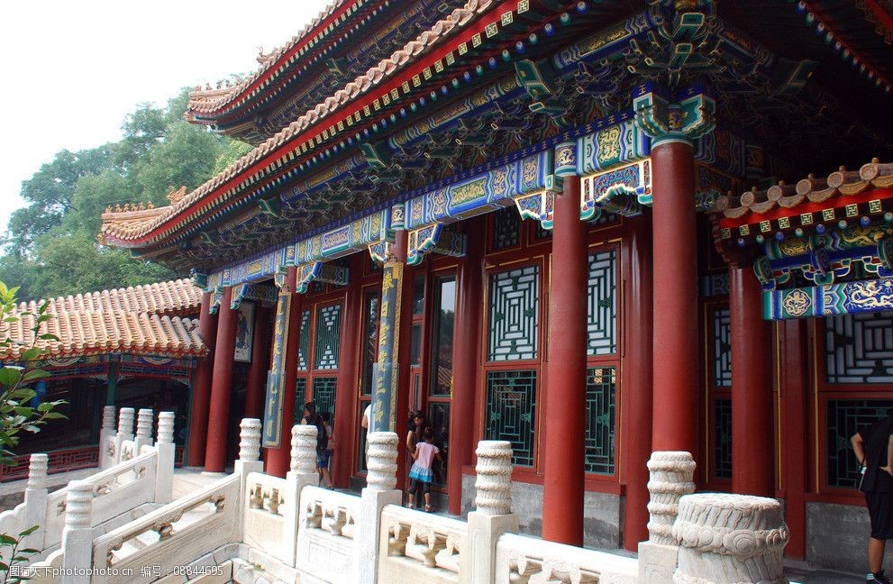 关键词:颐和园古建筑 北京市颐和园 夏天 旅游 古建筑 树木 园林 园林