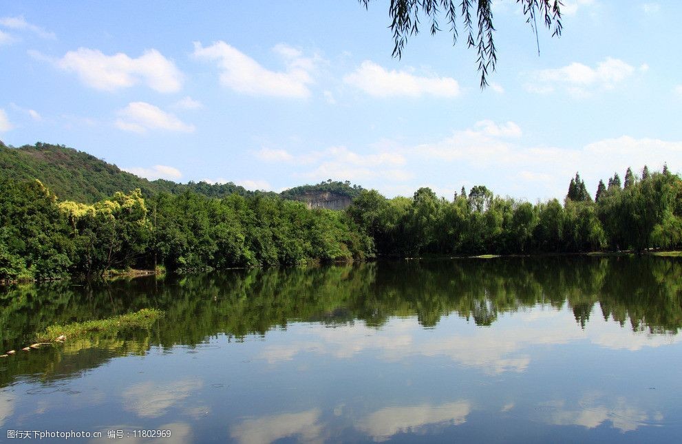 鉴湖风景图片