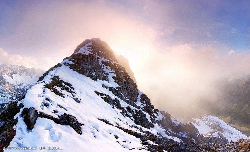 雪山风景图片