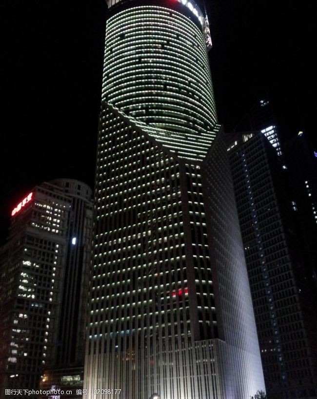 中银大厦夜景图片