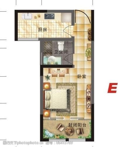 户型cdr平面图图片