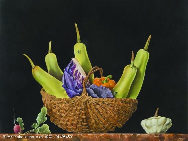 涓夋湡ccc(177)花卉水果蔬菜器皿静物印象画派写实主义油画装饰画