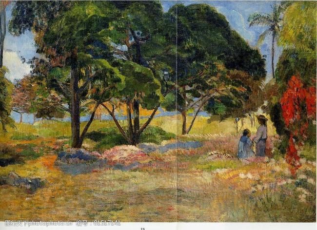 paulgauguin0137法国画家保罗高更paulgauguin后印象主义风景人物田园