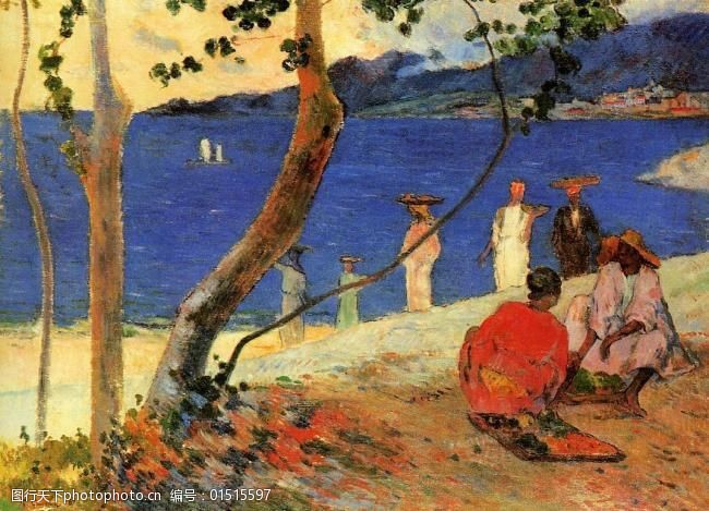 paulgauguin0287法国画家保罗高更paulgauguin后印象主义风景人物田园