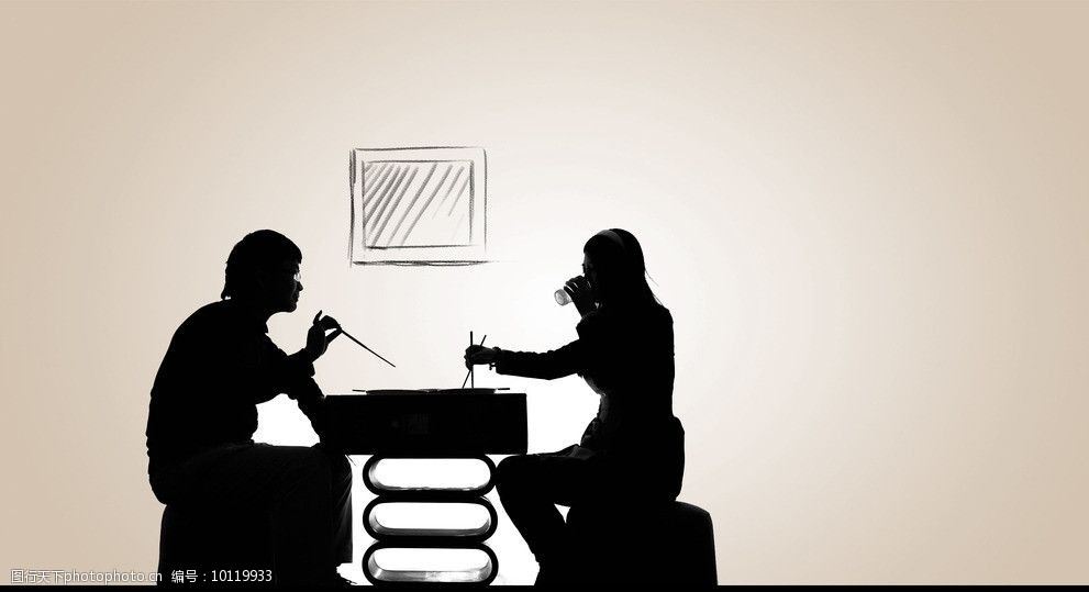 墨非 人物 剪影 摄影 创意 日常生活 人物图库 300dpi jpg