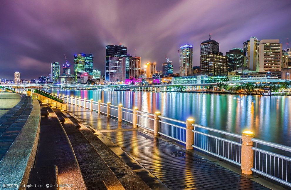 澳大利亚布里斯班夜景图片