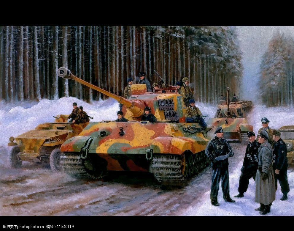 另类二战绘画图片