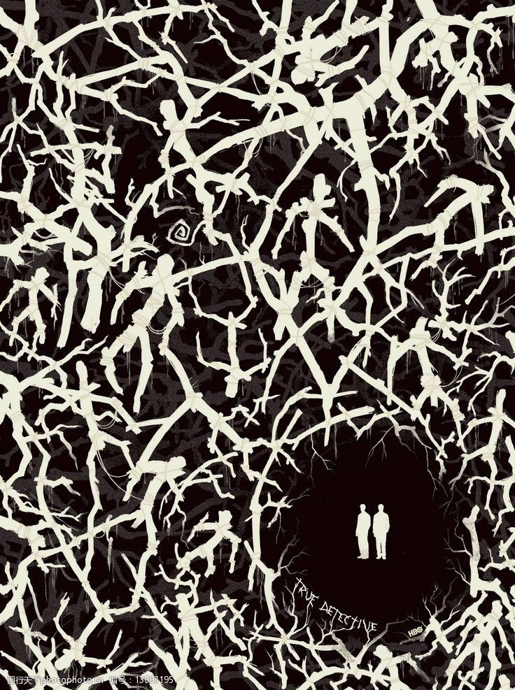 美剧真探海报图片