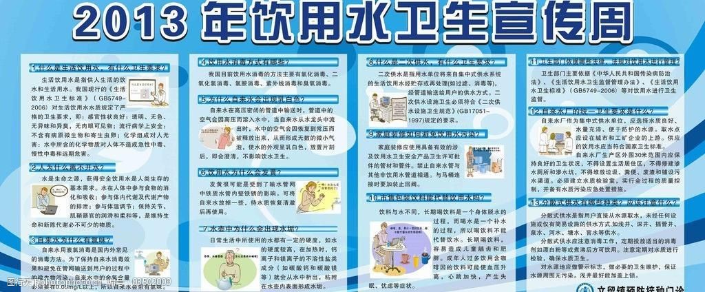 饮用水卫生宣传周图片