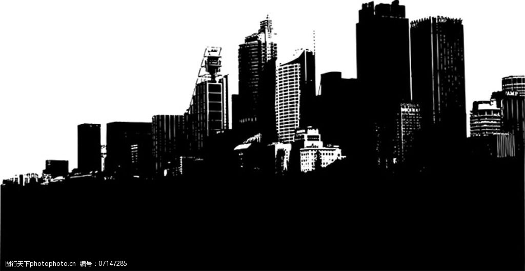 关键词:城市建筑剪影免费下载 城市 黑白 剪影 建筑 矢量图 建筑家居