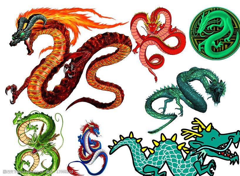 龙素材图片