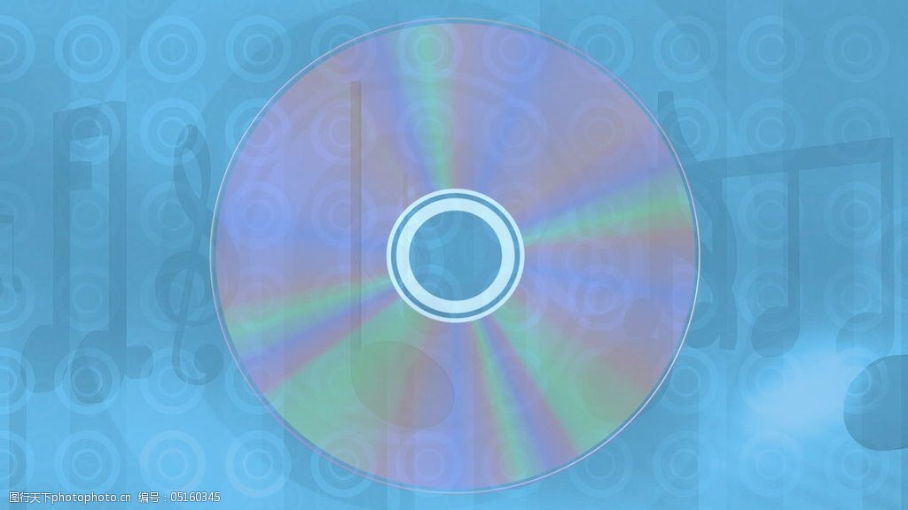 蓝色背景音乐cd的运动