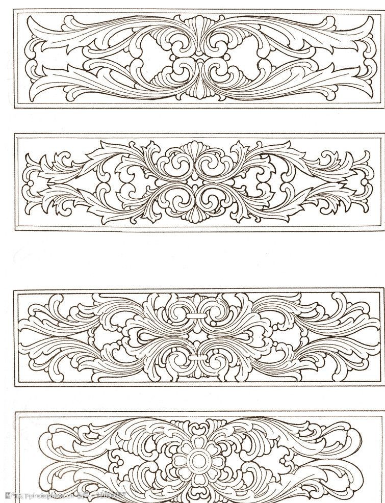 中国家具建筑纹样图片