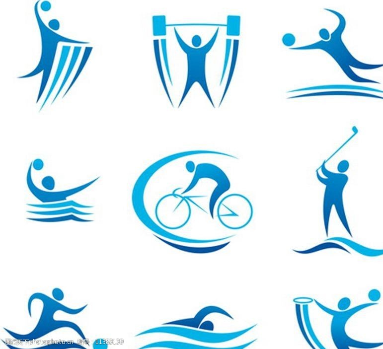 设计图库 动漫卡通 商业插画  关键词:体育运动logo图标 体育 运动