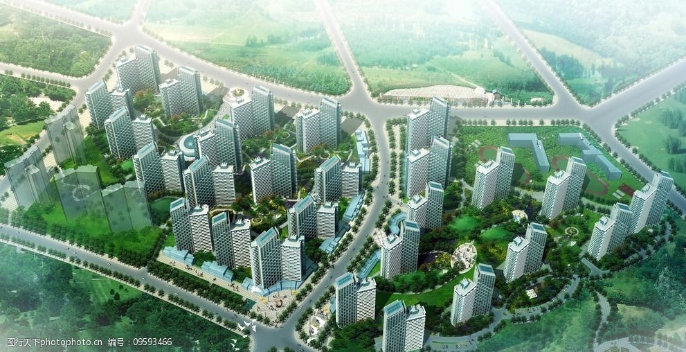 高层小区设计图图片
