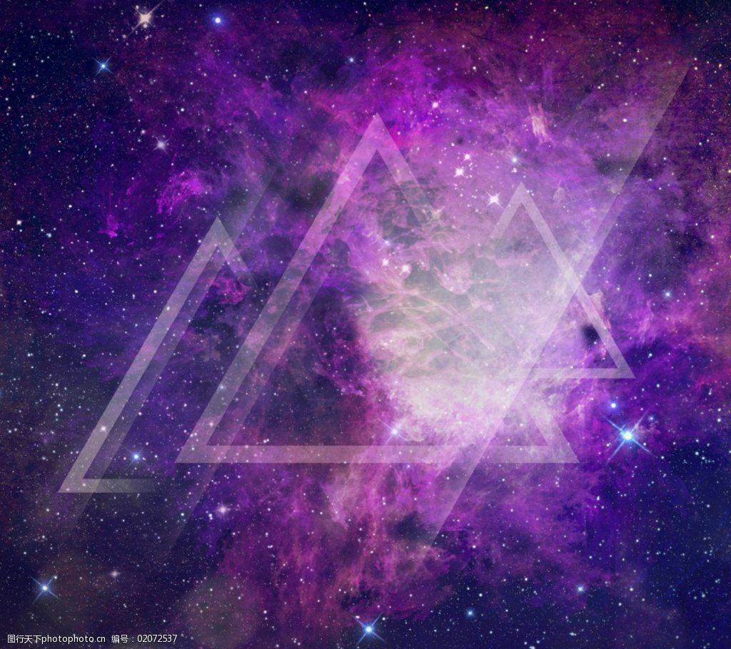 紫色星星形状背景图片