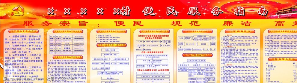 便民服务指南图片
