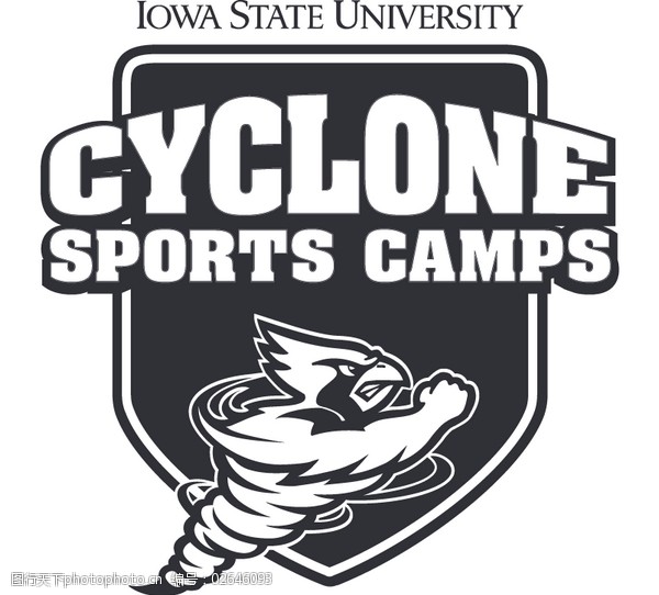 logo设计欣赏cyclone_sports_camps(1)教育机构标志下载标志设计欣赏