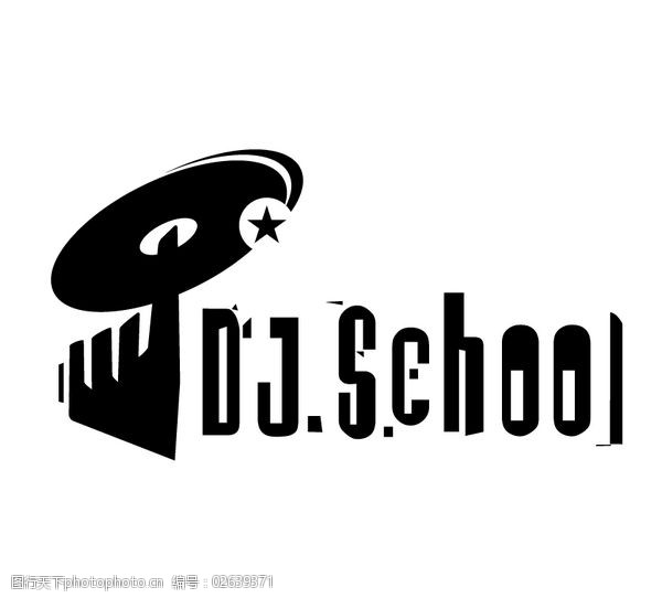dj_schoollogo设计欣赏dj_school摇滚乐队标志下载标志设计欣赏