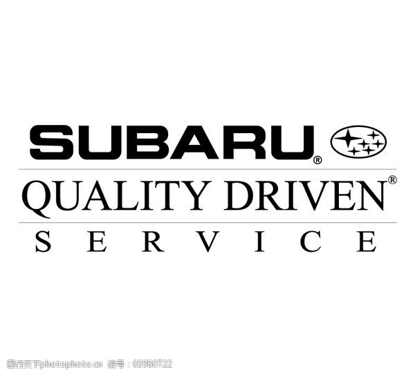 subaru_quality_driven_service(1)logo设计欣赏subaru_quality