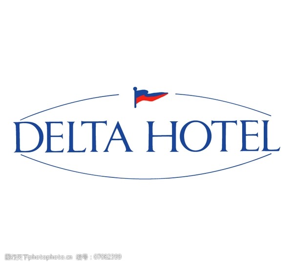 logo设计欣赏delta_hotel_vlaardingen酒店业logo下载标志设计欣赏