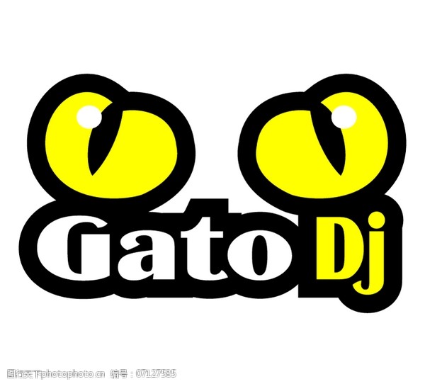 gato_djlogo设计欣赏gato_dj音乐公司标志下载标志设计欣赏