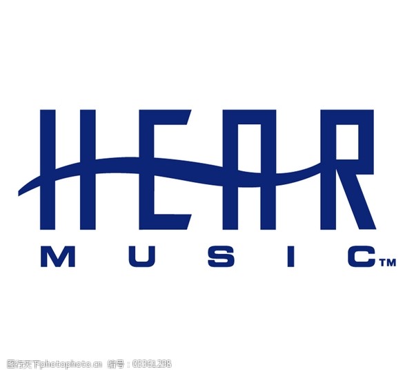 hear_musiclogo设计欣赏hear_music音乐公司logo下载标志设计欣赏