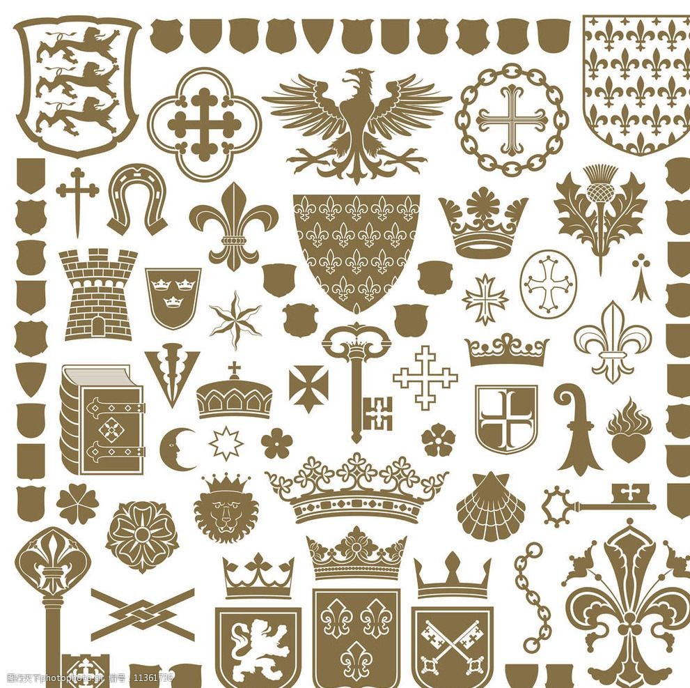 高贵图标 皇家标志 皇室标志 尊贵标志 王室图标 王室标志 王室logo