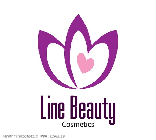 line_beauty_blogo设计欣赏line_beauty_b化妆品logo下载标志设计欣赏