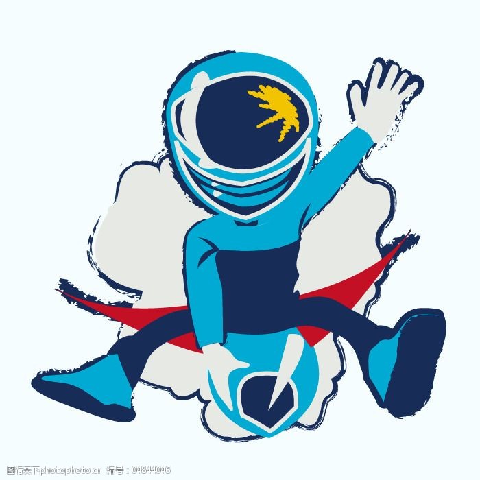 印花矢量图可爱卡通卡通人物外星人卡通静物免费素材