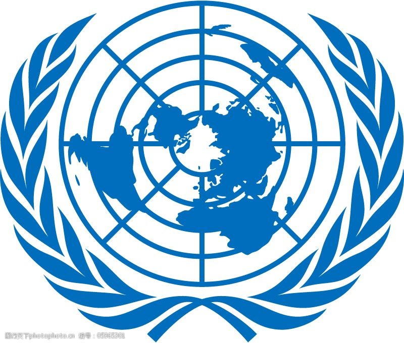 un联合国标志徽章logo矢量素材