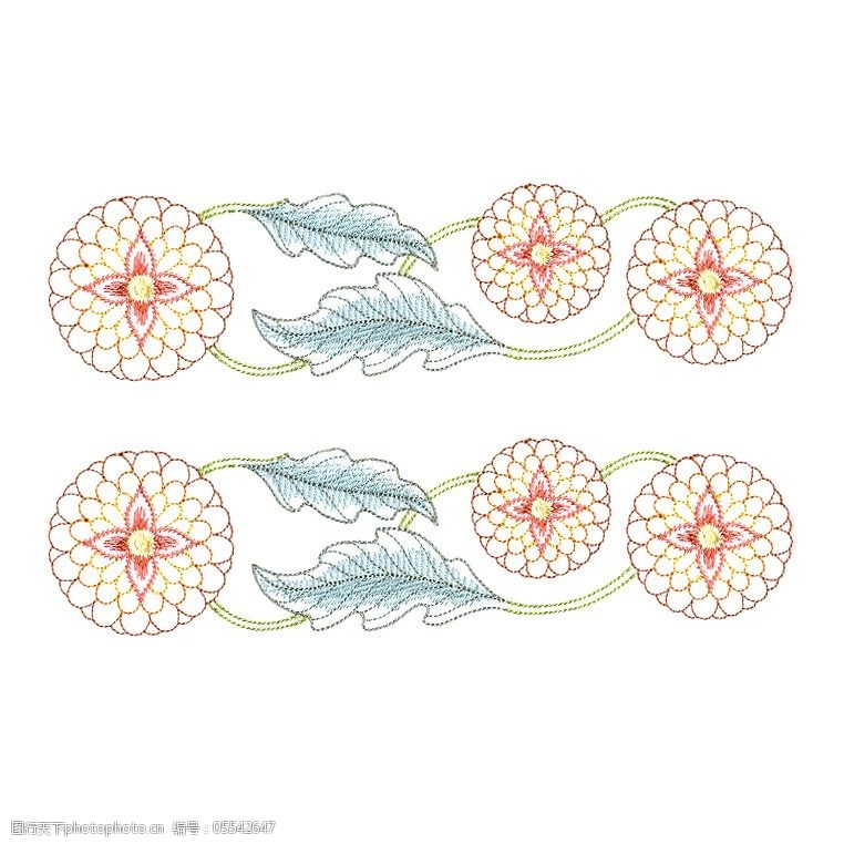 关键词:绣花免费下载 服装图案 花边 花朵 几何 免费下载 绣花 植物