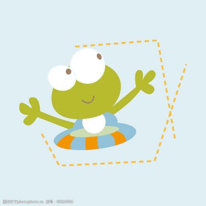 t恤图案 动物 服装图案 可爱卡通 免费下载 青蛙 印花矢量图 面料图库