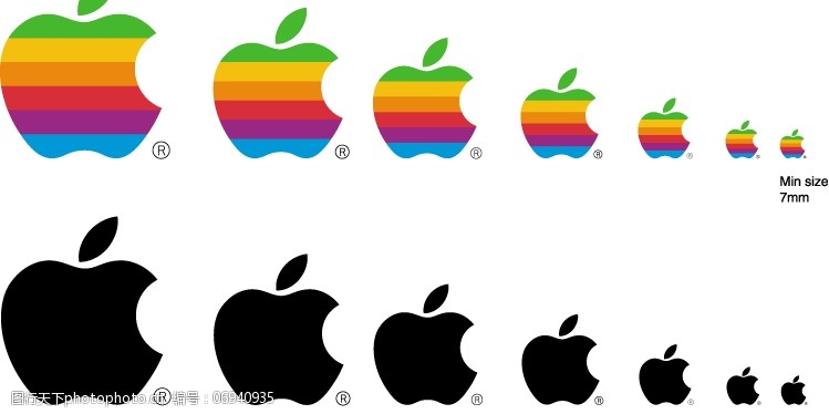 applelogo设计欣赏苹果标志设计欣赏