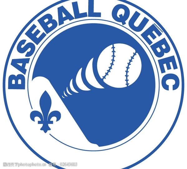 baseballquebeclogo设计欣赏棒球魁北克标志设计欣赏