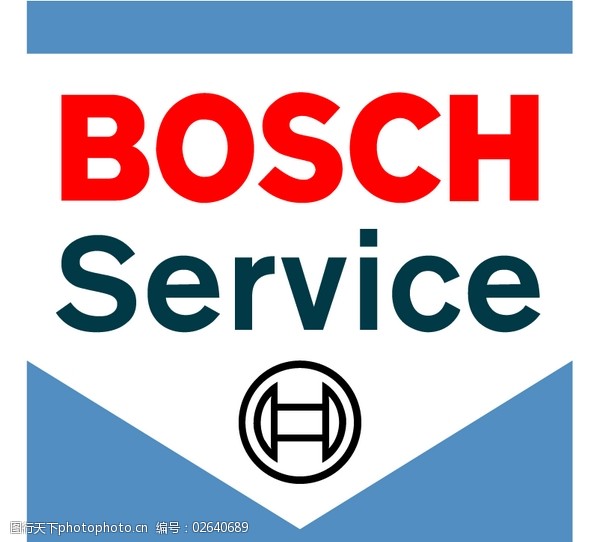 bosch_servicelogo设计欣赏bosch_service汽车标志图下载标志设计欣赏
