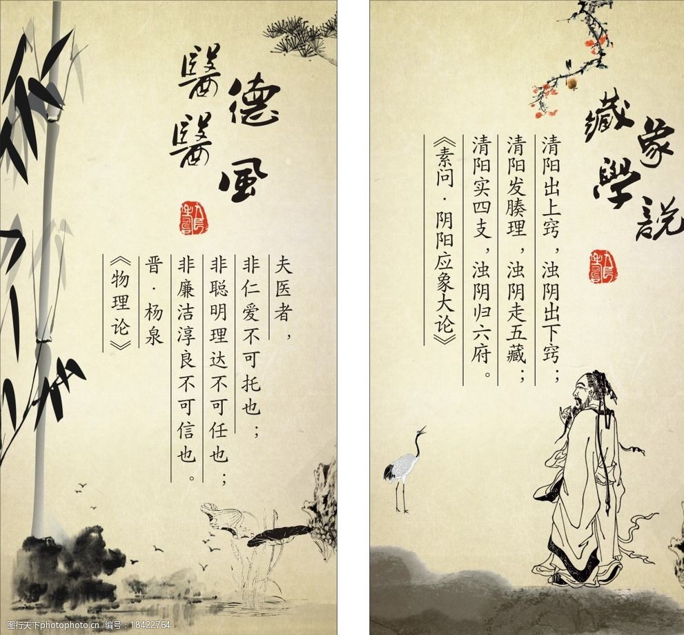 中医展板图片