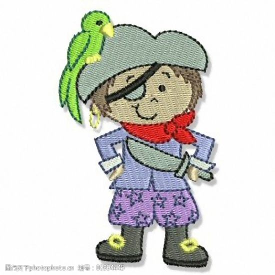 服装图案 海盗 家纺 免费下载 男孩 绣花 面料图库 服装设计 图案花型