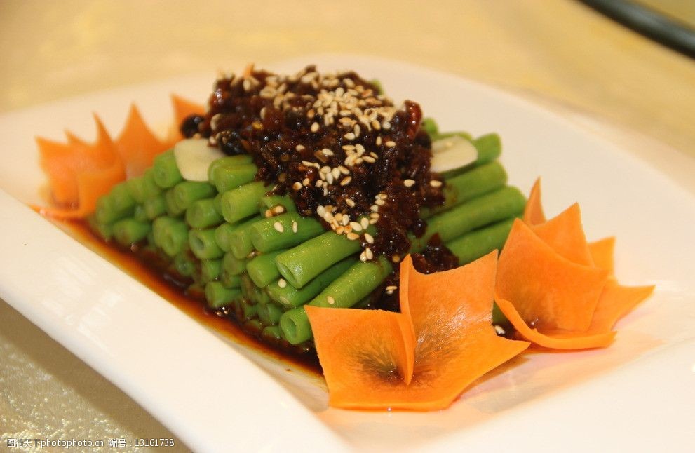冷菜豆豉鲮鱼豆角图片