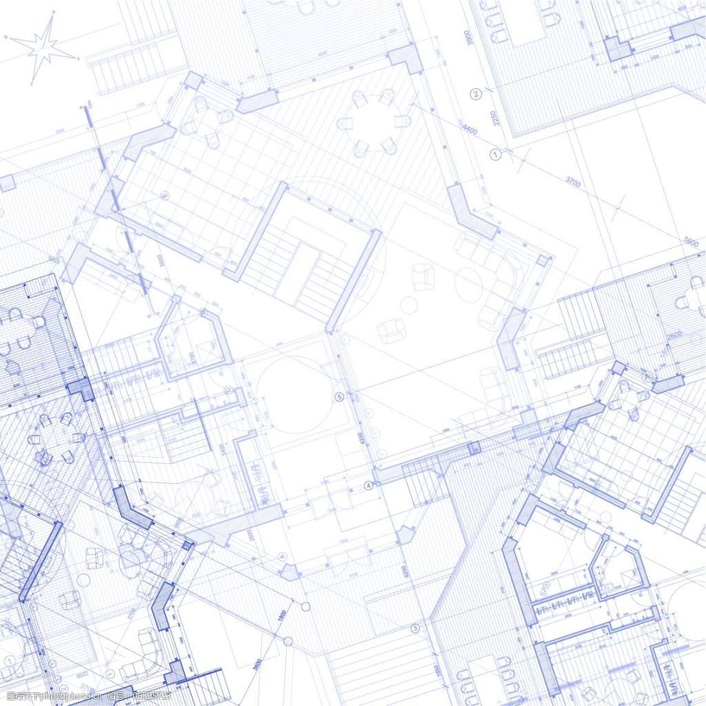 建筑平面图矢量素材免费下载 绘图 建筑 平面图 矢量图 图纸 线条