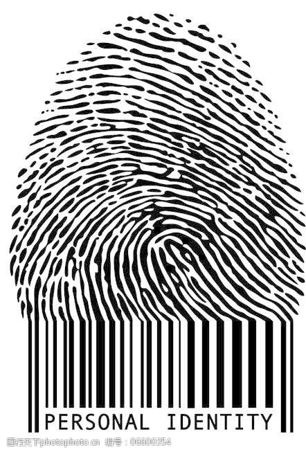 指纹不同设计元素矢量图05