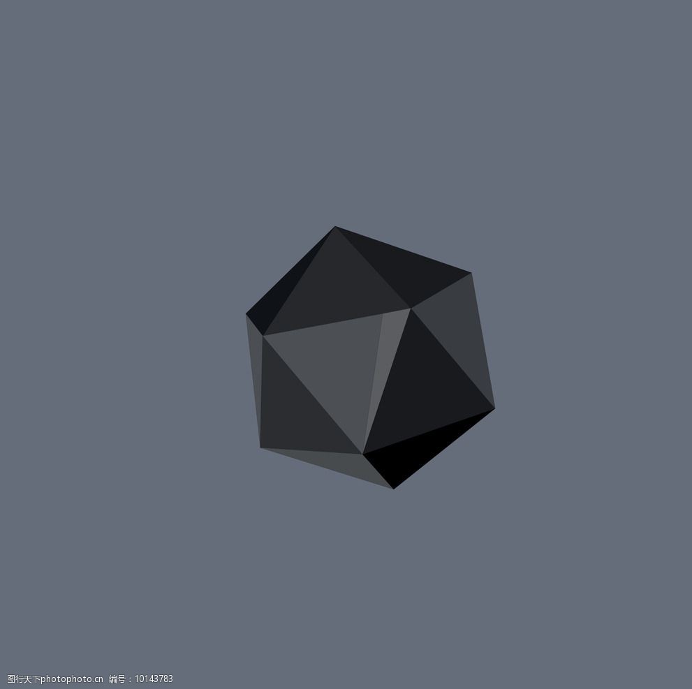 六方形立体方块图片