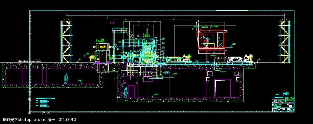 cad图纸下载 cad图纸下载 dwg文件 工程设备cad图纸 辊轧机图纸 cad