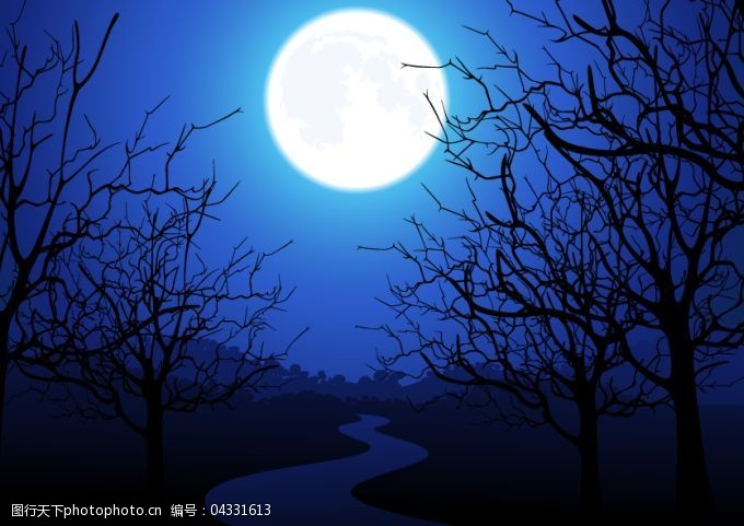 关键词:夜晚高空中的月亮免费下载 村庄 蓝色 夜晚 月亮 高空中 矢量