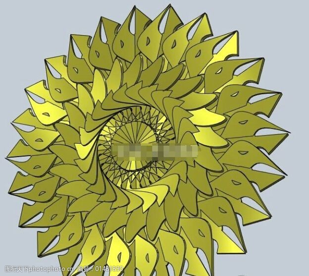 科技之花"宇宙花"3d模型