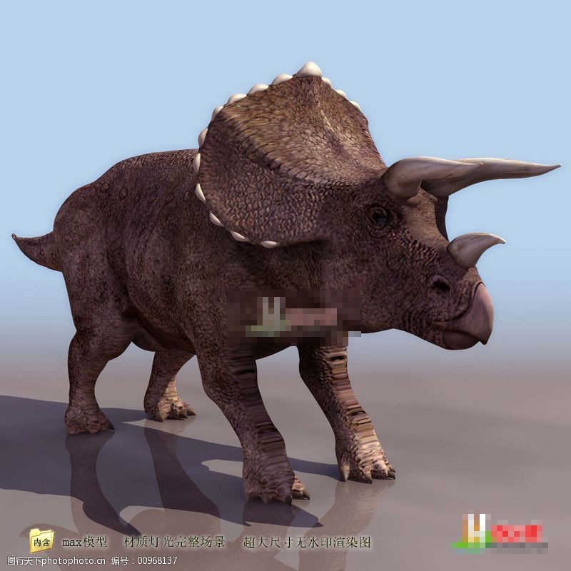 关键词:侏罗纪的恐龙免费下载 动物 独角兽 犀牛 3d模型素材 动植物
