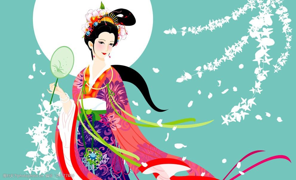 嫦娥奔月图片